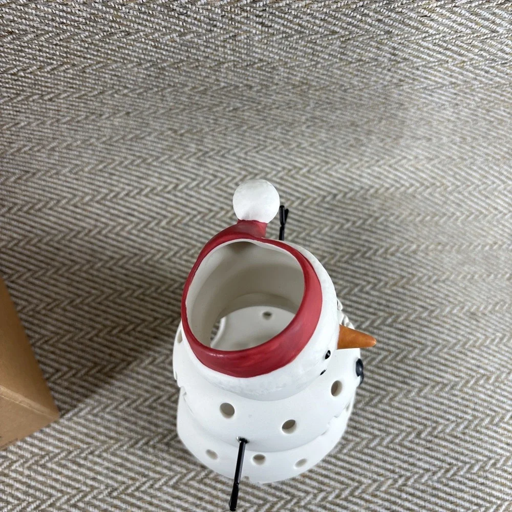 PartyLite santa snow
